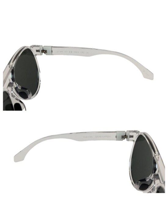 Louis Vuitton LV Rainbow Mirror Lens Clear Gray Silver Acetate Metal Sunglasses main image 6